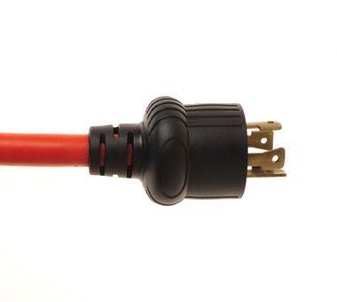 3極, 4線付接地插頭照片