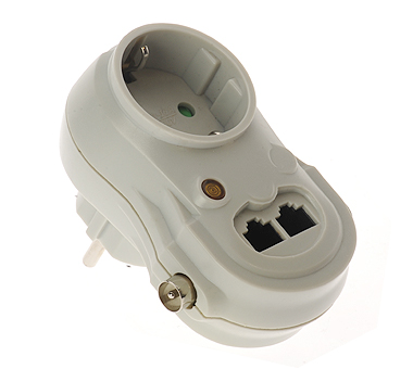 突波保護指示燈及電話接口