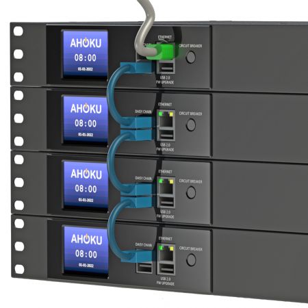 菊鏈串聯PDU具備集中監控和控制功能