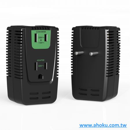 雙瓦雙插座旅行變壓器