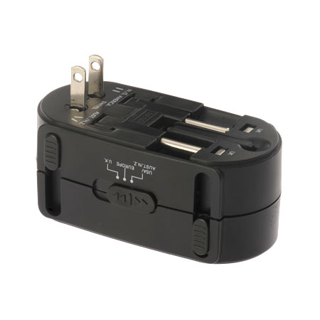 多國轉接充電器(美式插腳)