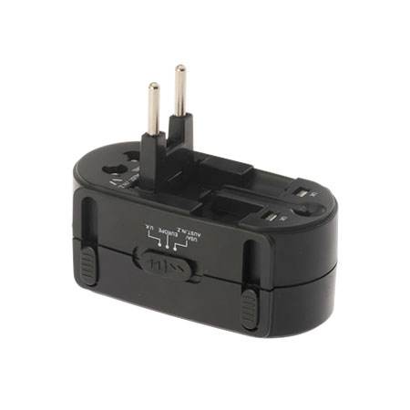 多合一旅用插頭(歐式插腳)