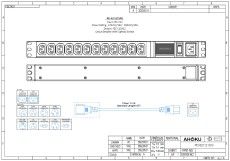 IEC C13 品字插座 PDU可適用不同電源線插頭，如5-15P、歐式插頭、法國、 CEE 7/7插頭等,可根據不同國家適用的插座搭配。