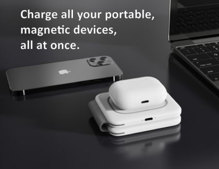 15W折疊式無線充電站